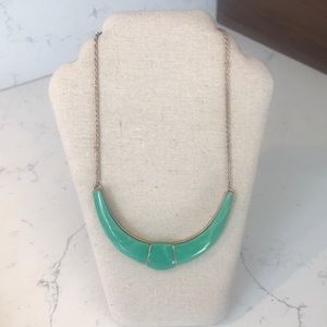 3/$24 Faux Jade Statement Necklace